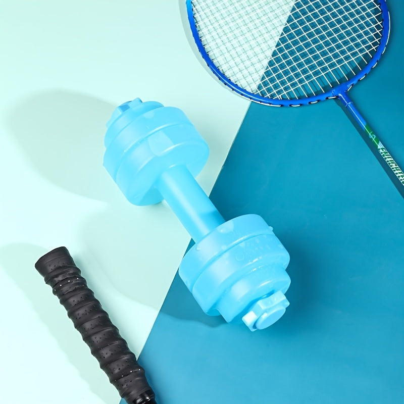 2pcs Adjustable Self-Feeding Water-Filled Dumbbells - Material, Multi-Functional Portable Barbell for Outdoor Fitness, Yoga, and Strength Training, Home Gym Equipment|Squattable Design|Durable Construction, Dumbbell Bars