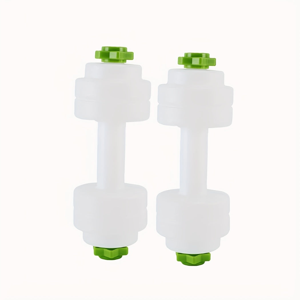 2pcs Adjustable Self-Feeding Water-Filled Dumbbells - Material, Multi-Functional Portable Barbell for Outdoor Fitness, Yoga, and Strength Training, Home Gym Equipment|Squattable Design|Durable Construction, Dumbbell Bars